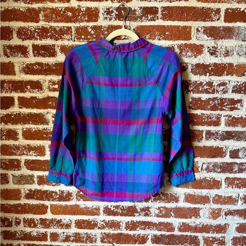Vintage Club Soda multi color button down top - Picture 5 of 7